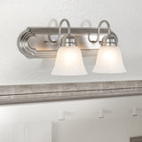 Yosemite Home Decor Bathroom Vanity Series Two-Light Incandescent 4992-2SN-YHD