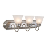 Yosemite Home Decor Bathroom Vanity Series Three-Light Incandescent 4993-3SN-YHD