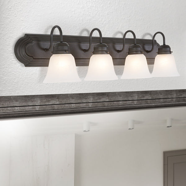 Yosemite Home Decor Bathroom Vanity Series Four-Light Incandescent 4994-4DB-YHD