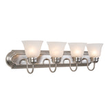 Yosemite Home Decor Bathroom Vanity Series Four-Light Incandescent 4994-4SN-YHD