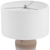 Sagebrook Home Contemporary Glass, 25" Classic Table Lamp, Ivory/beige 50734 Ivory/beige Glass