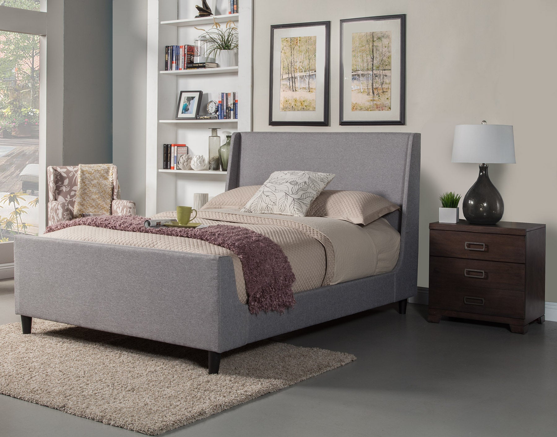 Alpine Furniture Amber Bed