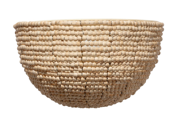 Jamie Young Co. Barnacle Beaded Demi Lune Sconce 4BARN-DENA