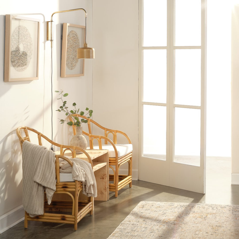 Jamie Young Co. Jeno Swing Arm Wall Sconce, Small 4JENO-SMBR