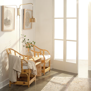 Jamie Young Co. Jeno Swing Arm Wall Sconce, Small 4JENO-SMBR