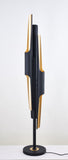 Bethel Matte Black Floor Lamp in Metal