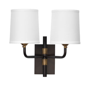 Jamie Young Co. Lawton Double Arm Wall Sconce 4LAWT-DBOB