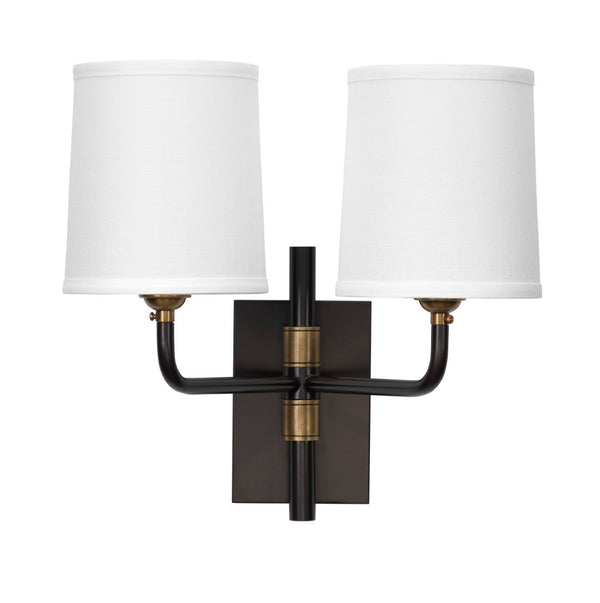 Jamie Young Co. Lawton Double Arm Wall Sconce 4LAWT-DBOB