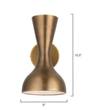 Jamie Young Co. Pisa Wall Sconce 4PISA-SCAB