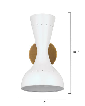 Jamie Young Co. Pisa Wall Sconce 4PISA-SCWH