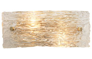Jamie Young Co. Swan Curved Glass Sconce 4SWAN-SMCL