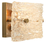 Jamie Young Co. Swan Curved Glass Sconce 4SWAN-SMCL