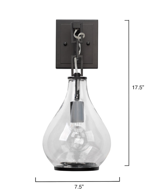 Jamie Young Co. Tear Drop Wall Sconce 4TEAR-SCOB