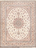 Pasargad Azerbaijan Collection Hand-Knotted Wool Area Rug , Ivory 045632-PASARGAD