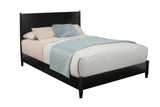 Alpine Furniture Flynn Standard King Platform Bed, Black 766BLK-07EK Black Mahogany Solids & Okoume Veneer 81 x 86 x 47