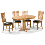 Intercon Family Dining Transitional Slat Back Chair FD-CH-180C-CNT-RTA FD-CH-180C-CNT-RTA