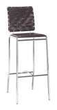 EE2959 100% Polyurethane, Steel Modern Commercial Grade Bar Chair Set - Set of 2