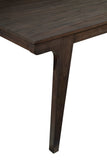 Alpine Furniture Olejo Fixed Top Dining Table 3315-01 Chocolate Solid Pine and Plywood 78 x 38 x 30