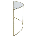 Sagebrook Home Contemporary Metal 30"h Rope Console Table, Gold 15243-02 Gold Iron