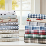 Woolrich Flannel Casual 100% Cotton Printed Sheet Set WR20-2281
