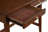 Alpine Furniture Flynn Mini Desk, Walnut 966WAL-65 Walnut Mahogany Solids & Okoume Veneer 36 x 20 x 31