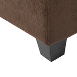 Canterbury Chocolate Fabric Sectional Set