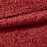 Madison Park Quebec Transitional 100% Polyester Solid Reversible Bedspread Set MP13-6450