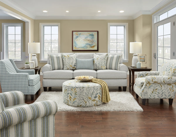 Fusion 140 Transitional Cocktail Ottoman 140 Beldam Ocean