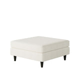 Fusion 170-C Transitional Cocktail Ottoman 170-C Chanica Oyster 38" Square Cocktail Ottoman