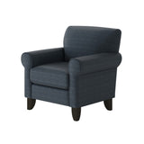 Fusion 512-C Transitional Accent Chair 512-C  Theron Indigo Accent Chair