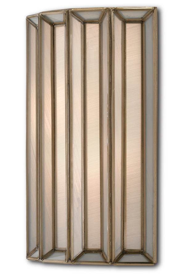 Daze Soft Glow Wall Sconce - Antique Brass & Milk Glass Fixture for Elegant Indoor Lighting