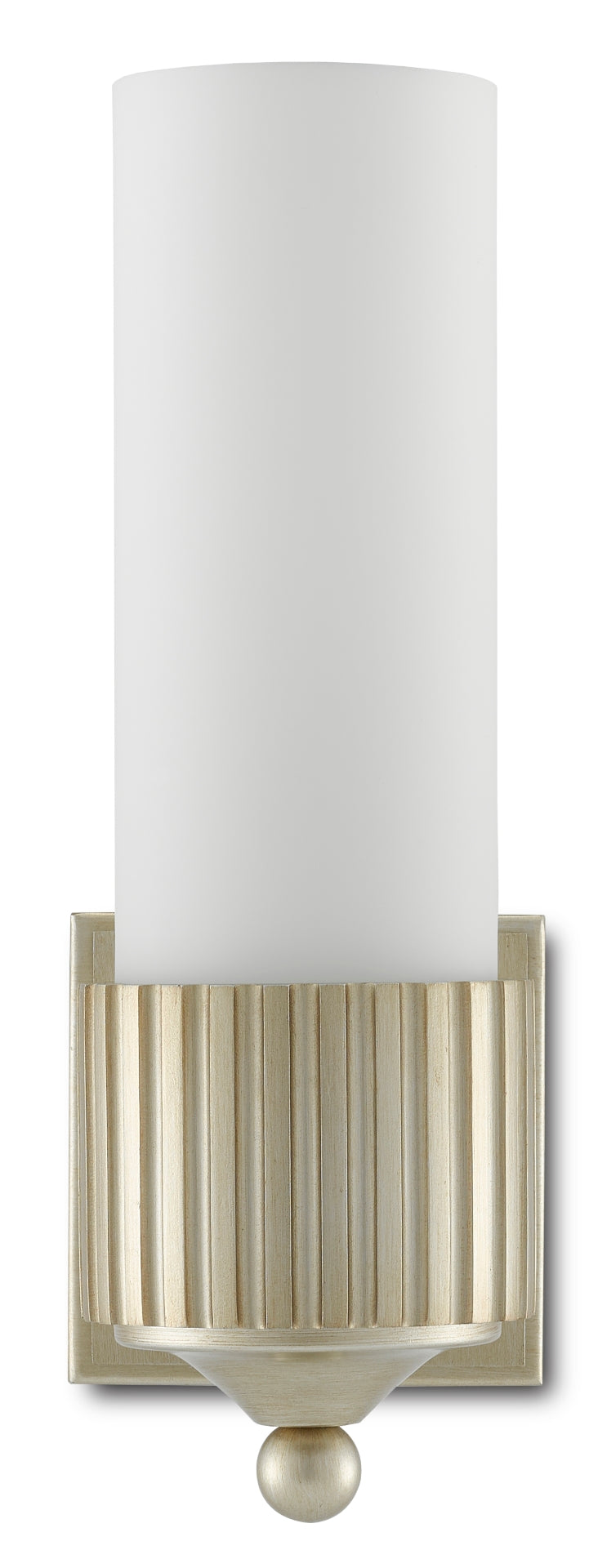 Bryce Wall Sconce - Elegant Modern Design with Frosted Glass, Scalloped Votive Holder, and Gold Leaf