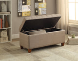 Traditional Tufted Storage Bench