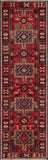 Vintage Azerbaijan Red Wool Area Rug