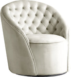 Alessio Velvet Contemporary Accent Chair