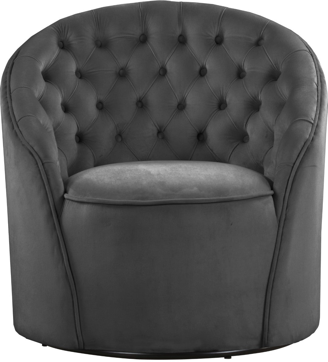 Alessio Velvet Accent Chair - Thumbnail 4