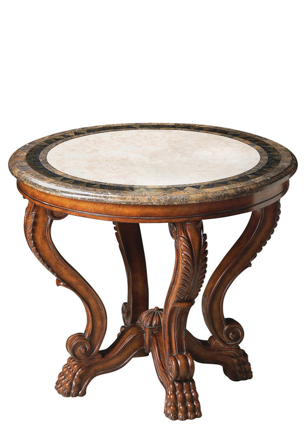 Butler Specialty Mabel Fossil Stone Foyer Table 5026070