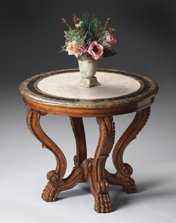 Butler Specialty Mabel Fossil Stone Foyer Table 5026070