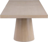 Tavolo Oak Veneer / MDF Contemporary  Dining Table (3 Boxes) - 95" / 113.5" / 132" W x 47.5" D x 31" H