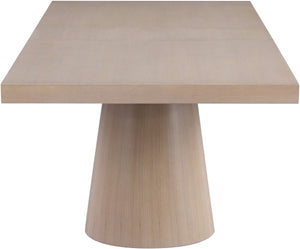 Tavolo Oak Veneer / MDF Contemporary  Dining Table (3 Boxes) - 95" / 113.5" / 132" W x 47.5" D x 31" H
