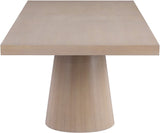 Tavolo Oak Veneer / MDF Contemporary  Dining Table (3 Boxes) - 95" / 113.5" / 132" W x 47.5" D x 31" H