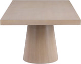 Tavolo Oak Veneer / MDF Contemporary  Dining Table (3 Boxes) - 95" / 113.5" / 132" W x 47.5" D x 31" H