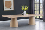 Tavolo Oak Veneer / MDF Contemporary  Dining Table (3 Boxes) - 95" / 113.5" / 132" W x 47.5" D x 31" H