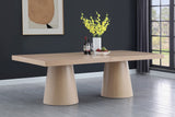 Tavolo Oak Veneer / MDF Contemporary  Dining Table (3 Boxes) - 95" / 113.5" / 132" W x 47.5" D x 31" H