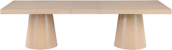 Tavolo Oak Veneer / MDF Contemporary  Dining Table (3 Boxes) - 95" / 113.5" / 132" W x 47.5" D x 31" H