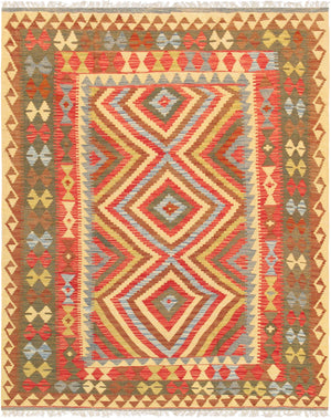 Pasargad Vintage Kilim Collection Multi Wool Area Rug 050489-PASARGAD