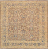 Denver Hand-Knotted Brown Wool Area Rug ' '