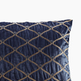 Croscill Aumont Traditional 100% Polyester Velvet With Embroidery And Manual Bead Oblong Pillow CCL30-0061