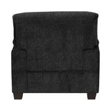 Clemintine Elegant Upholstered Armchair with Plush Comfort and Stylish Nailhead Trim for Cozy Spaces