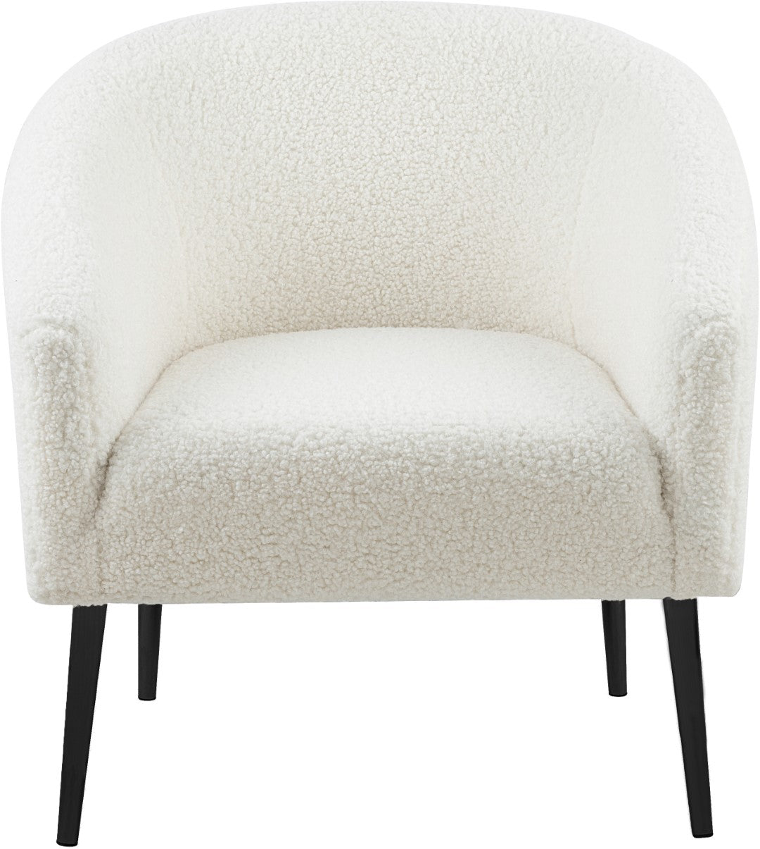 Barlow Faux Sheepskin Accent Chair - Thumbnail 3